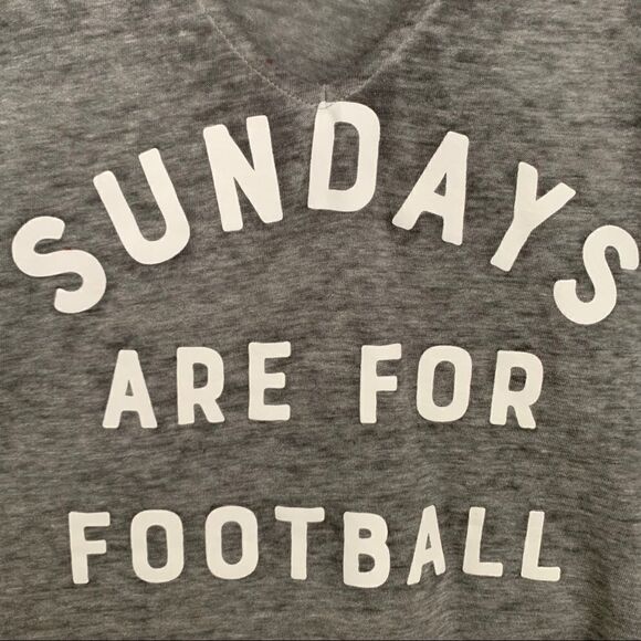 Express Burnout Football Tee Gray Size Small - Picture 3 of 7